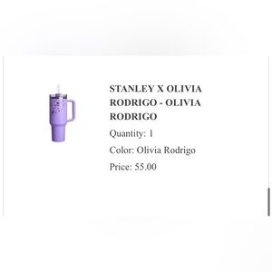olivia rodrigo stanley